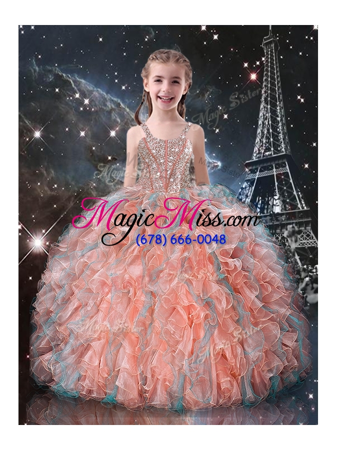 wholesale gorgeous ball gown princesita dress with beading and ruffles for fall