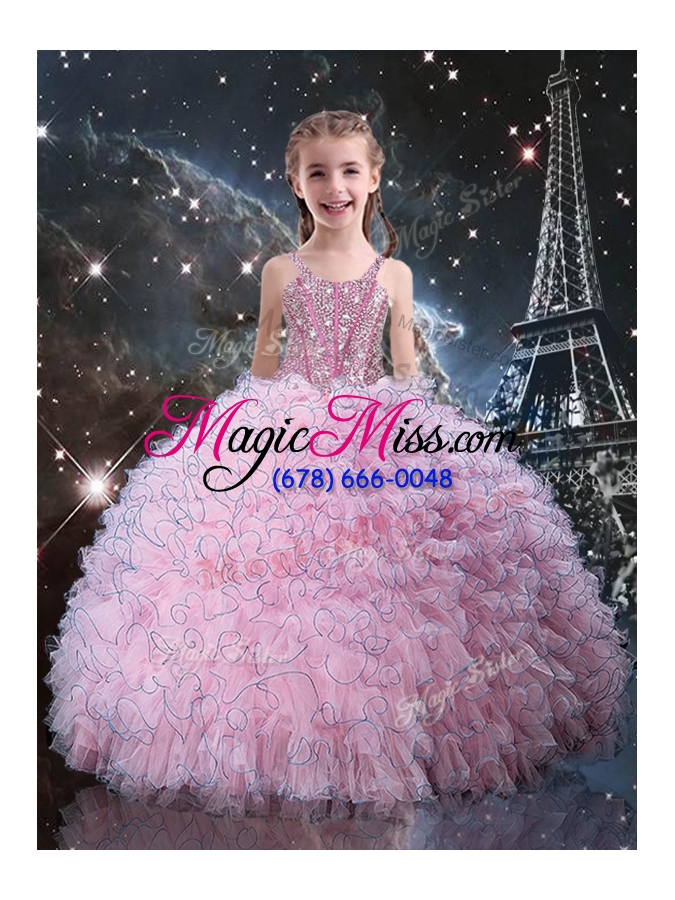 wholesale 2016 beautiful princesita dress with beading and ruffles