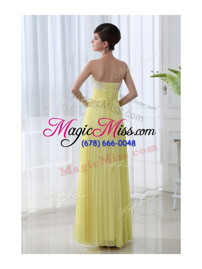 wholesale 2016 low price sweetheart floor length beading prom dress for graduation