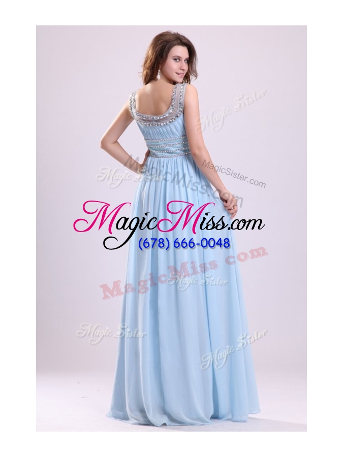 wholesale 2016 elegant empire straps sweetheart dama dresses with beading