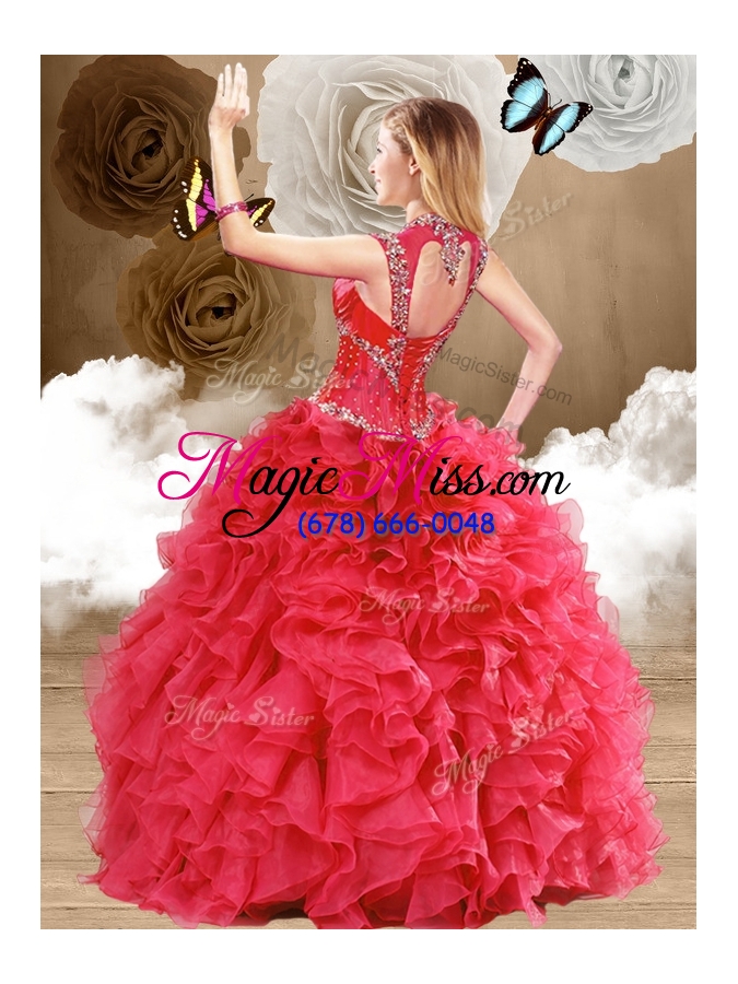 wholesale new arrivals ball gown sweet 16 gowns with beading and ruffles