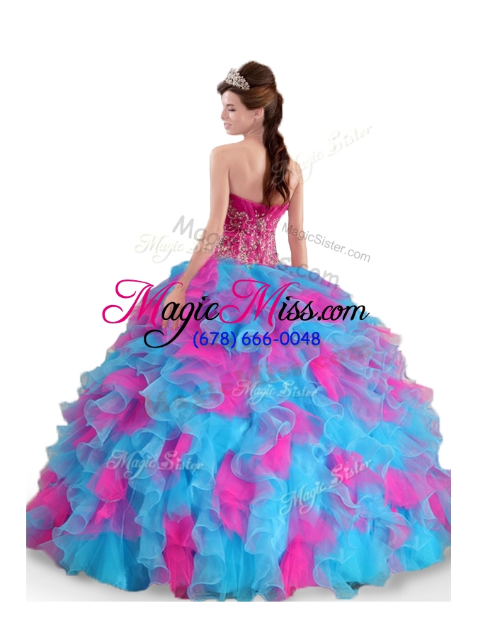 wholesale pretty sweetheart beading and ruffles quinceanera dresses