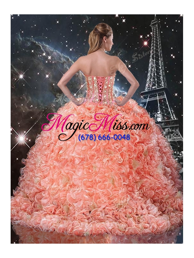 wholesale pretty detachable sweetheart beading and ruffles quinceanera gowns