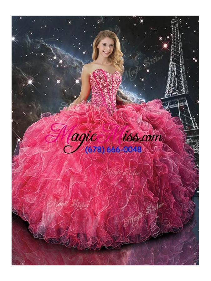 wholesale luxurious sweetheart detachable quinceanera gowns  with beading for fall