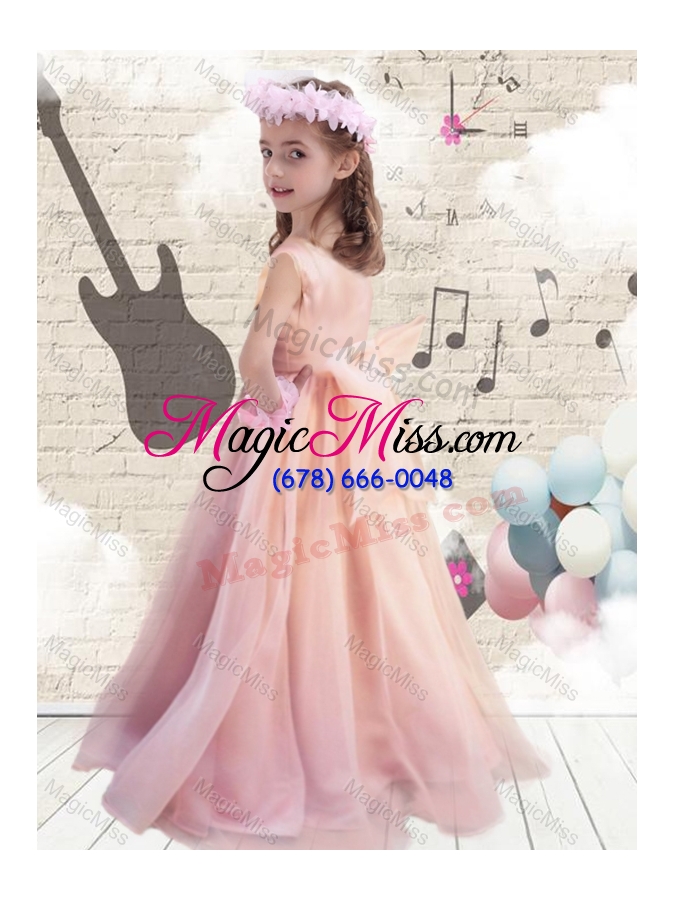 wholesale 2016 pretty ball gown peach mini quinceanera dresses with bowknot