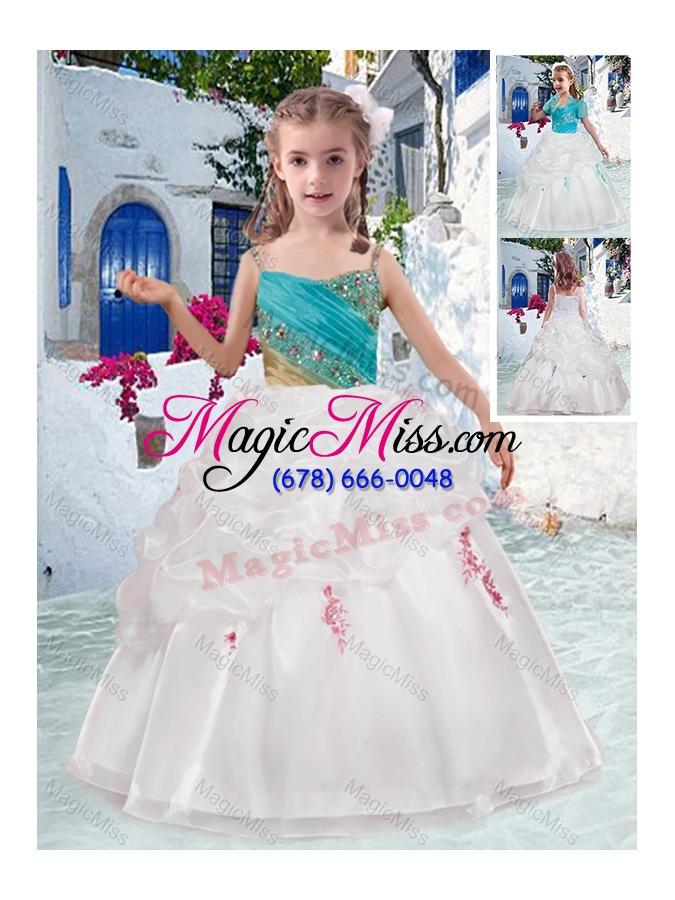 wholesale lovely spaghetti straps mini quinceanera dresses with beading and bubles