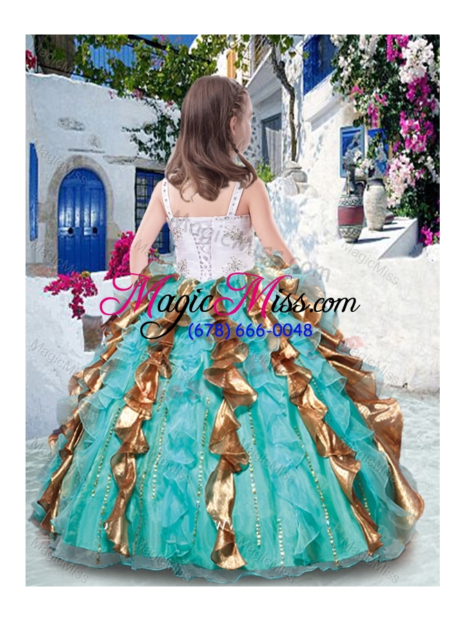 wholesale top selling straps mini quinceanera dresses with beading and ruffles