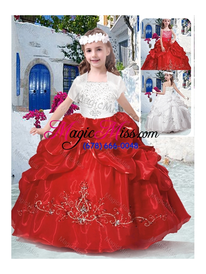 wholesale top selling spaghetti straps mini quinceanera dresses with beading and bubles