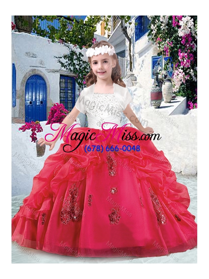 wholesale beautiful spaghetti straps mini quinceanera dresses with appliques and bubles
