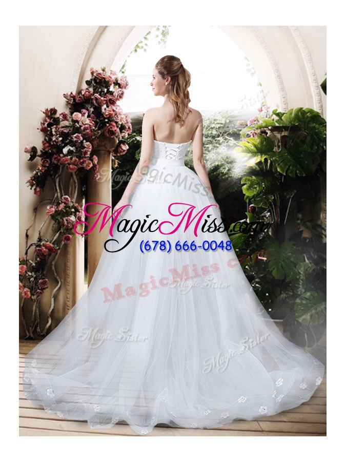 wholesale 2016 classical high low detachable wedding dresses with appliques and lace