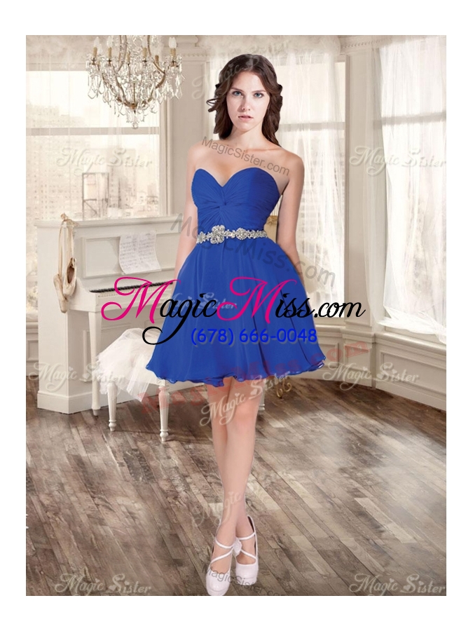 wholesale fashionable applique aqua blue quinceanera dress and short blue dama dresses
