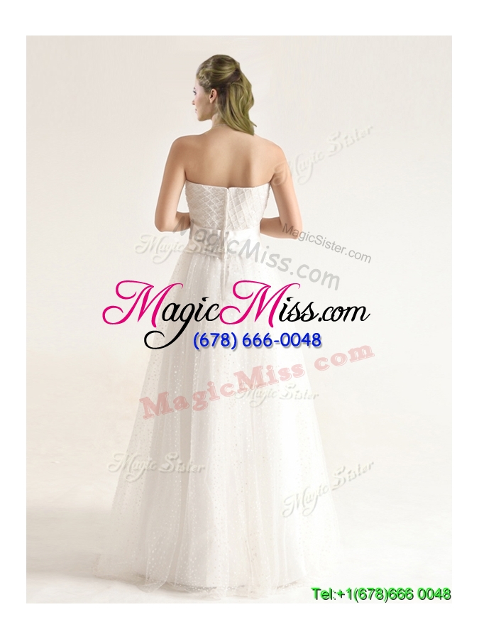 wholesale fashionable beaded and sashes wedding dresses with empire