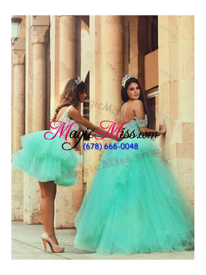 wholesale fashionable off the shoulder sexy prom dress with lace and appliques