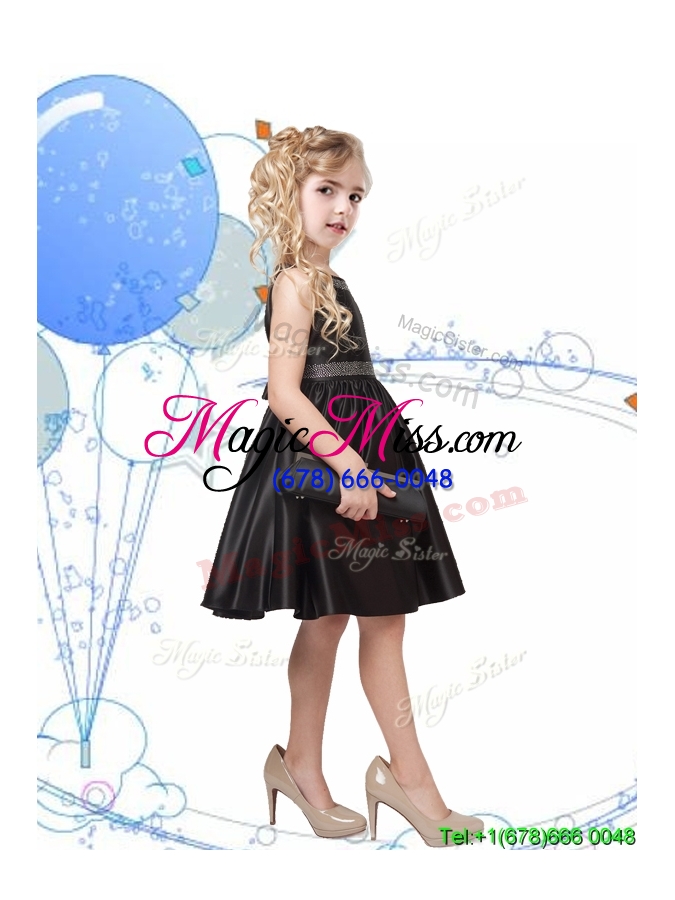 wholesale new style beaded scoop mini quinceanera dress in knee length