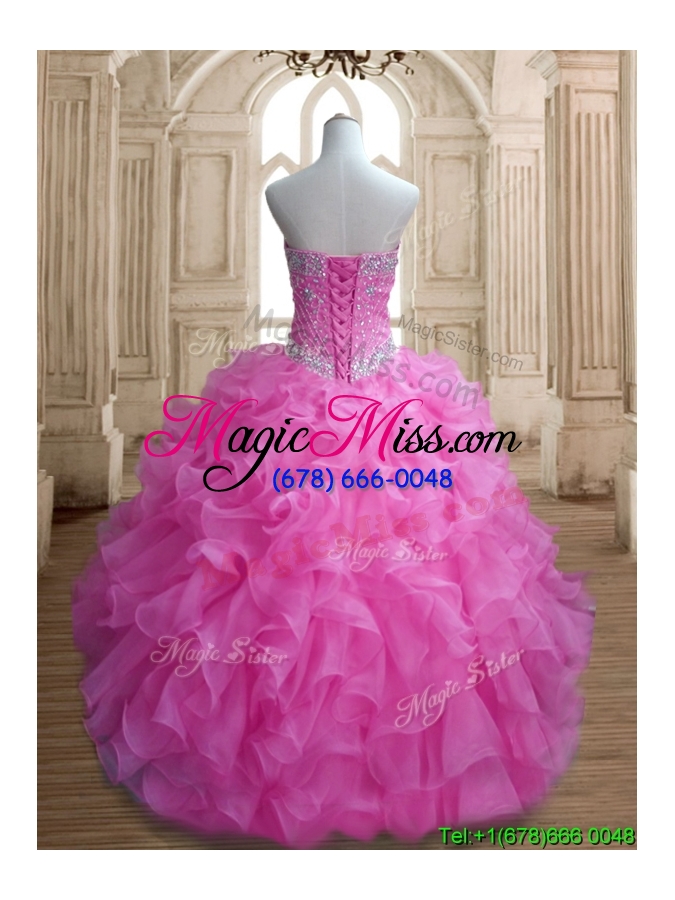 wholesale cheap lilac big puffy quinceanera dress with beading and ruffles