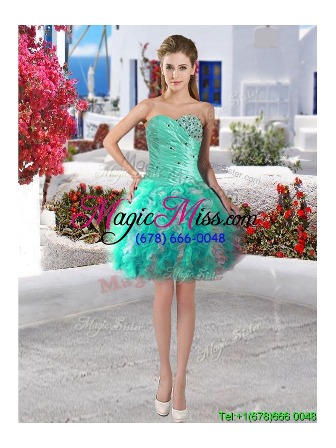 wholesale perfect beaded and ruffled detachable quinceanera dresses with really puffy