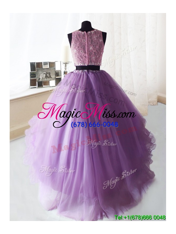 wholesale exquisite laced and ruffled quinceanera dress in organza and tulle