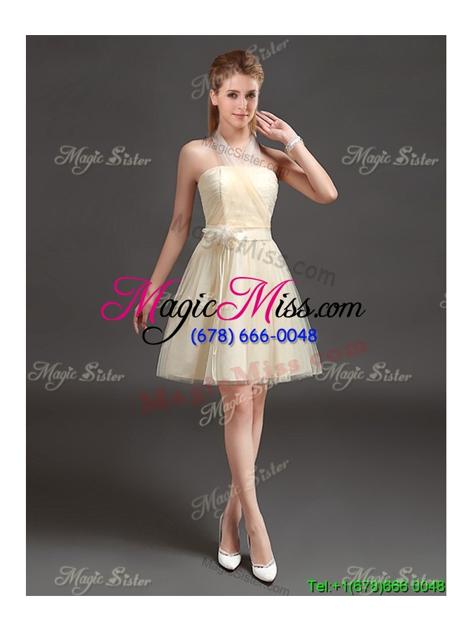 wholesale 2017 fashionable a line ruching side zipper dama dresses