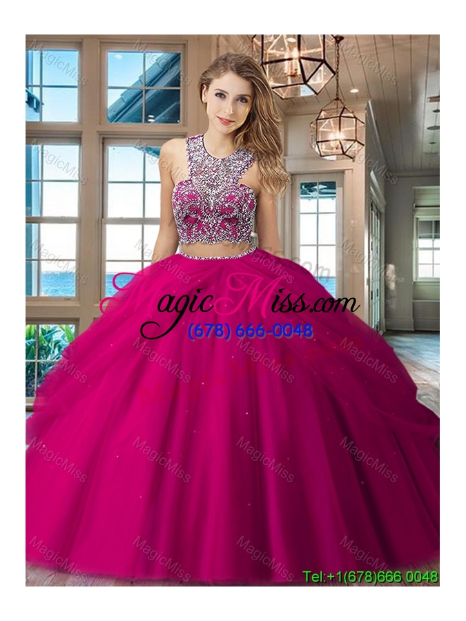 wholesale popular big puffy criss cross quinceanera dress with beading and pick ups
