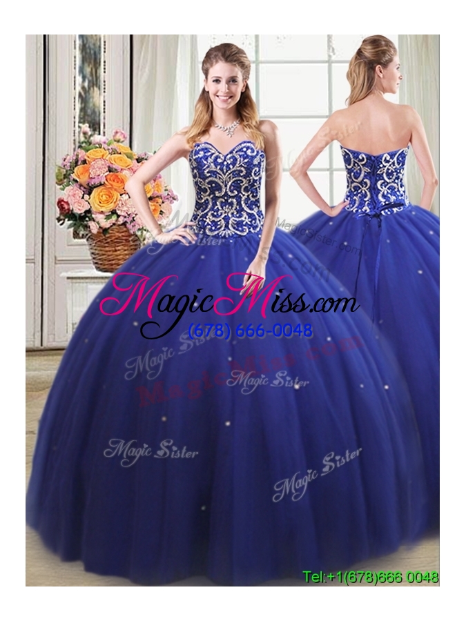 wholesale unique two for one tulle detachable quinceanera dress with beading and sequins