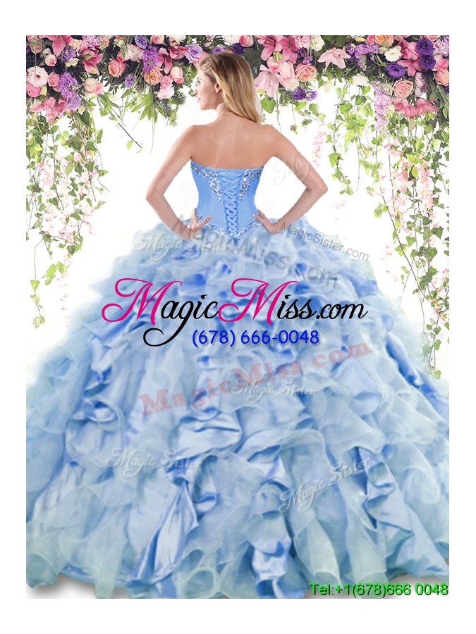 wholesale lovely lavender quinceanera dress with ruffles and beading for summer