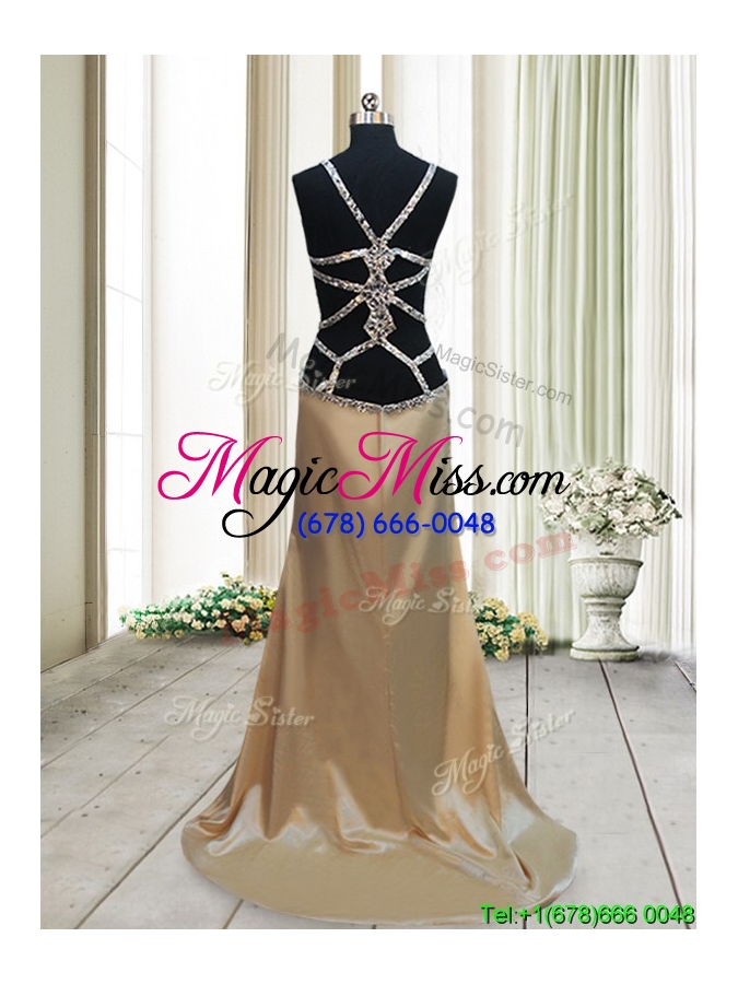wholesale gorgeous cut out waist mermaid straps criss cross prom dress in elastic woven satin