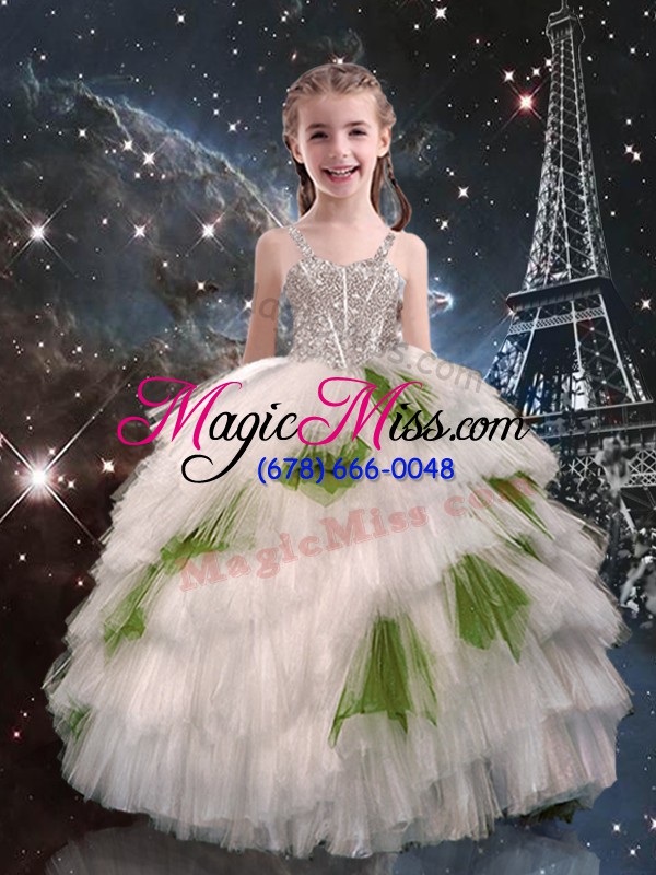 wholesale attractive multi-color quinceanera dresses military ball and sweet 16 and quinceanera with beading and ruffled layers sweetheart sleeveless lace up