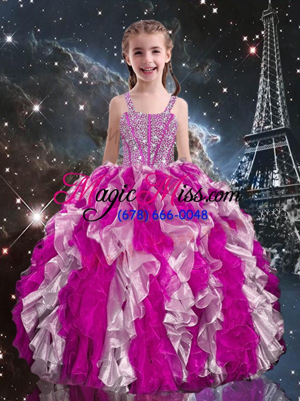 wholesale high quality ball gowns quinceanera dress multi-color sweetheart organza sleeveless floor length lace up