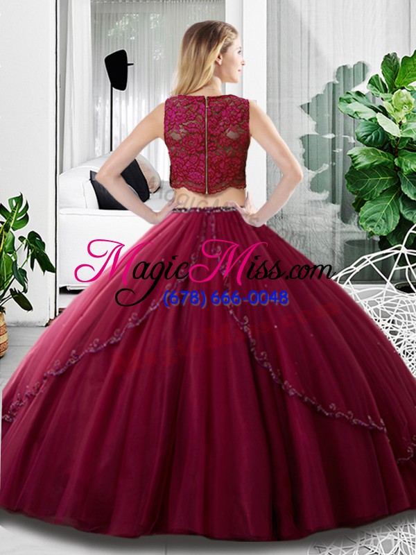 wholesale new style lace and ruching 15 quinceanera dress purple zipper sleeveless floor length