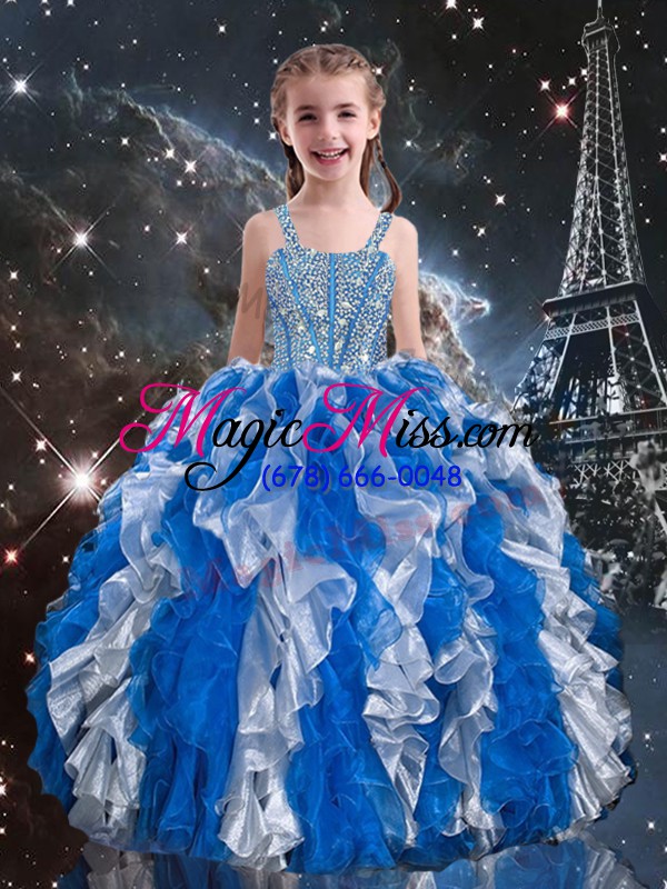 wholesale beautiful multi-color sweetheart lace up beading and ruffles quinceanera gown sleeveless