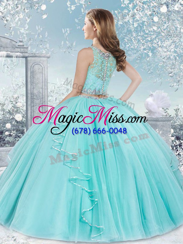 wholesale lavender sleeveless tulle clasp handle quinceanera gowns for military ball and sweet 16 and quinceanera