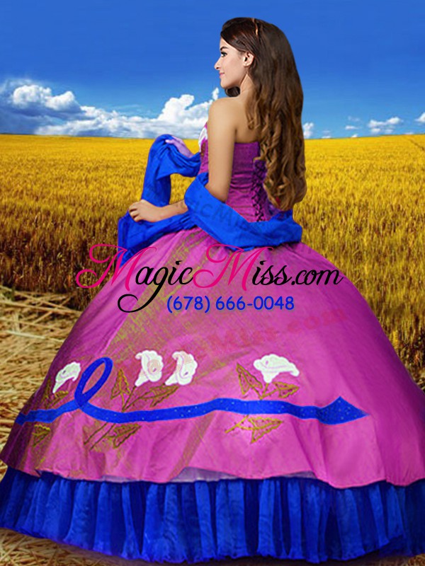 wholesale fabulous multi-color sleeveless taffeta lace up vestidos de quinceanera for military ball and sweet 16 and quinceanera