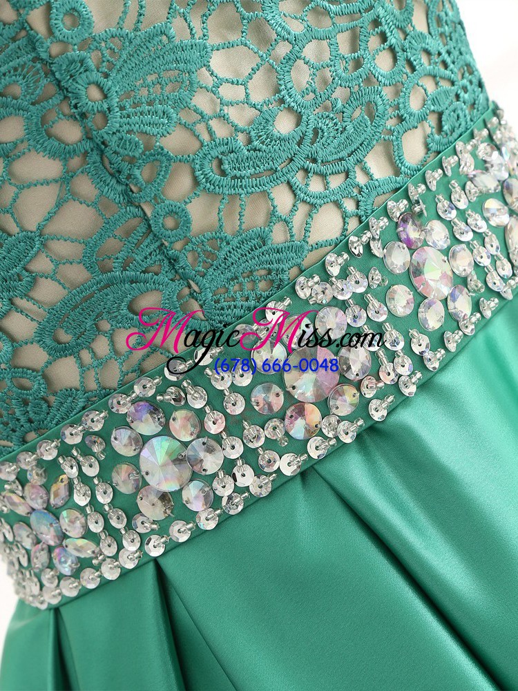 wholesale on sale floor length backless prom evening gown green for prom and military ball with lace and appliques
