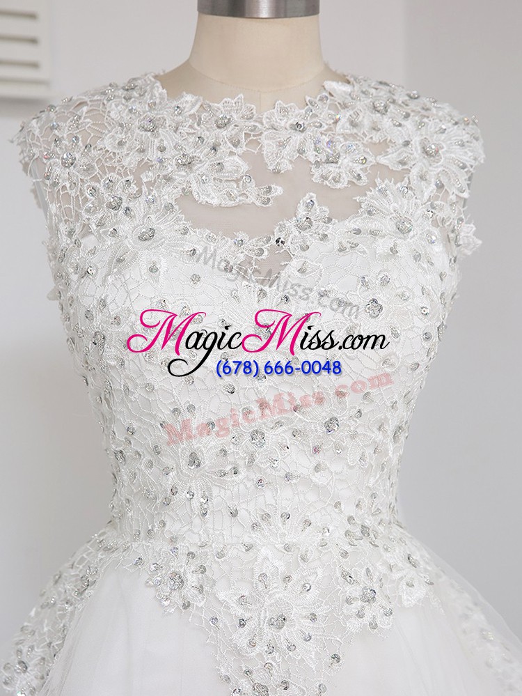 wholesale custom design sleeveless beading and lace and appliques zipper prom dress