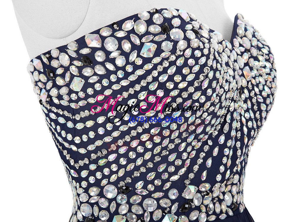 wholesale sleeveless lace up mini length beading club wear