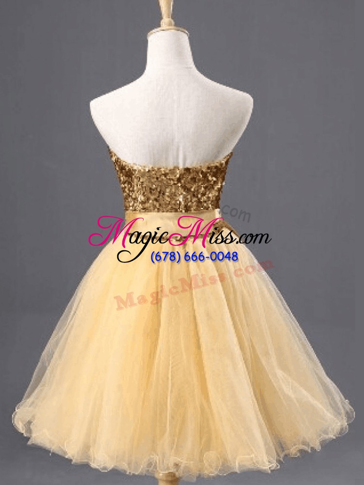 wholesale new style tulle sleeveless mini length prom party dress and sequins