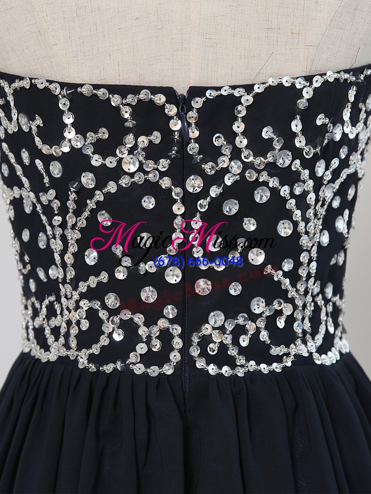 wholesale sleeveless zipper floor length beading dress for prom