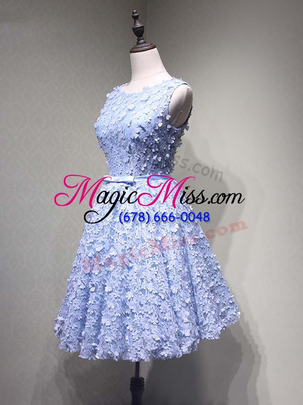 wholesale great mini length a-line sleeveless lavender homecoming dress lace up