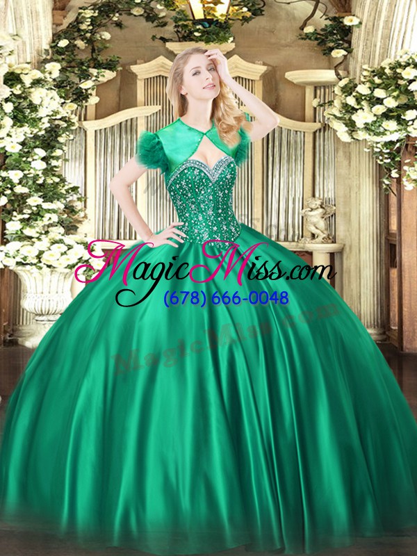 wholesale floor length turquoise sweet 16 quinceanera dress sweetheart sleeveless lace up