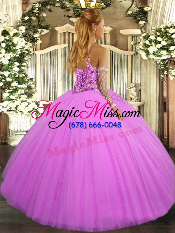 wholesale chic floor length ball gowns sleeveless lilac vestidos de quinceanera lace up