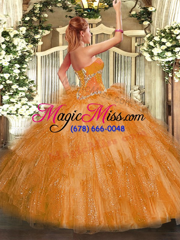 wholesale sweet 16 quinceanera dress sweet 16 and quinceanera with beading and ruffles sweetheart sleeveless lace up