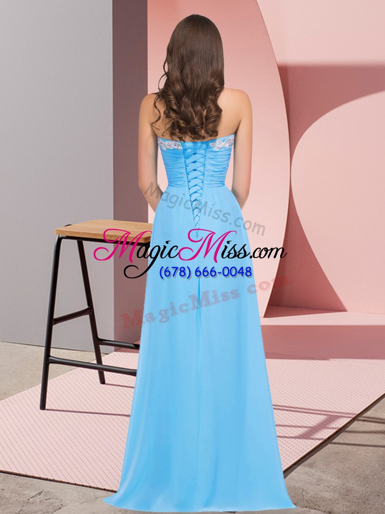 wholesale ruching apple green lace up sleeveless floor length