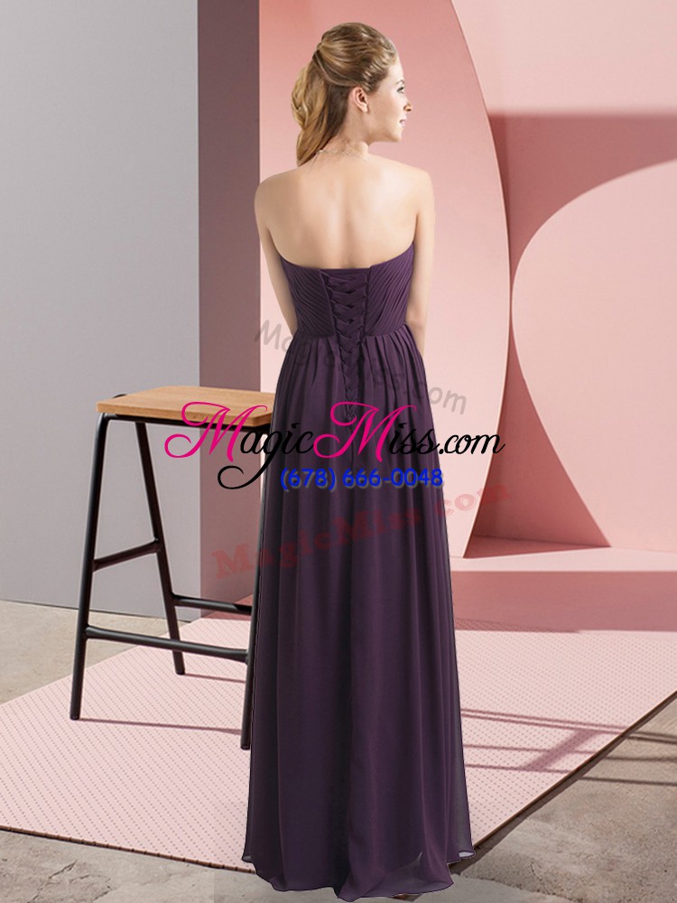 wholesale glorious burgundy prom party dress prom and party with beading sweetheart sleeveless backless