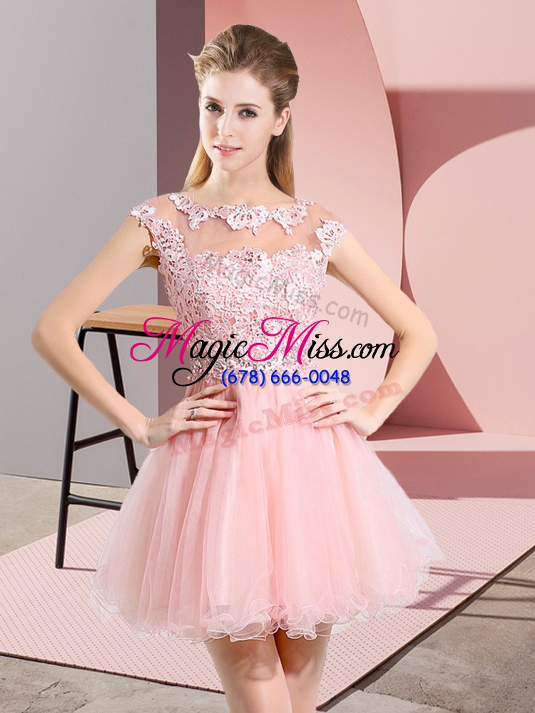 wholesale high end sleeveless beading and appliques side zipper dress for prom