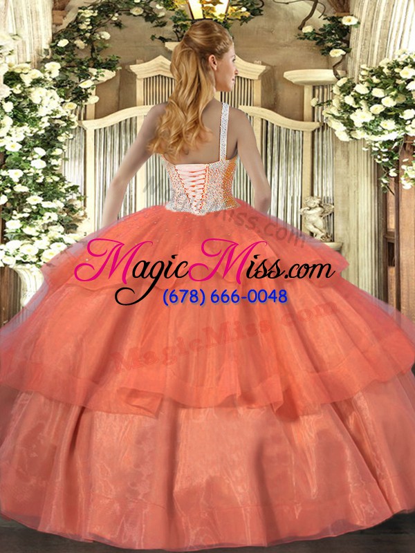 wholesale floor length hot pink sweet 16 dress high-neck sleeveless lace up