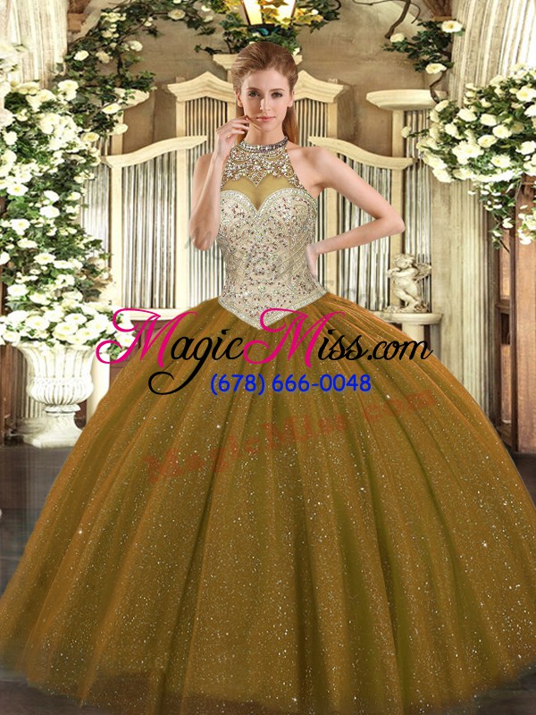 wholesale designer sleeveless lace up floor length beading sweet 16 dress