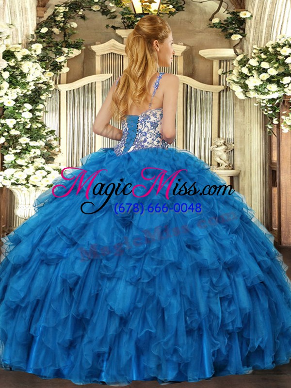 wholesale top selling purple quinceanera gown sweet 16 and quinceanera with beading and ruffles straps sleeveless lace up