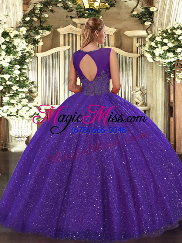 wholesale quinceanera gowns military ball and sweet 16 and quinceanera with beading scoop sleeveless backless