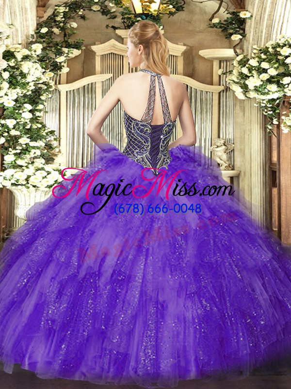 wholesale new arrival beading 15 quinceanera dress lavender lace up sleeveless floor length
