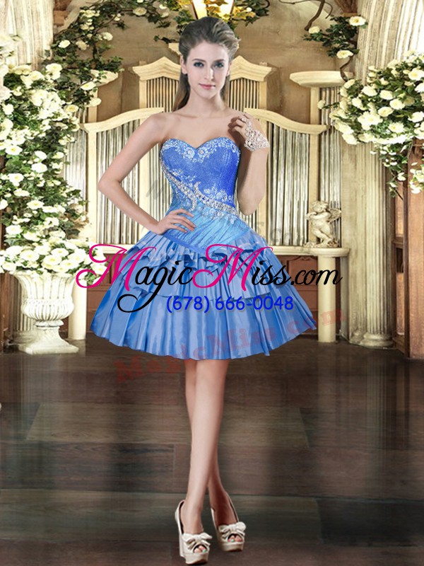 wholesale ball gowns quinceanera dresses baby blue sweetheart tulle sleeveless floor length lace up